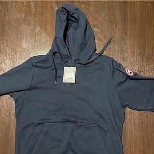 Canada Goose Navy Blue Hoodie Shirt Jacket